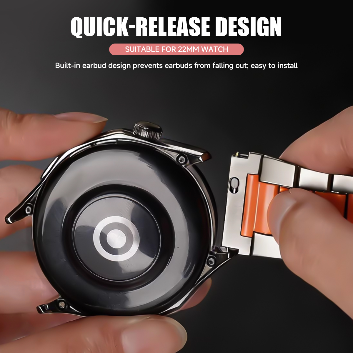22mm Stainless Steel Band for  - đánh giá và giá Runners Gear