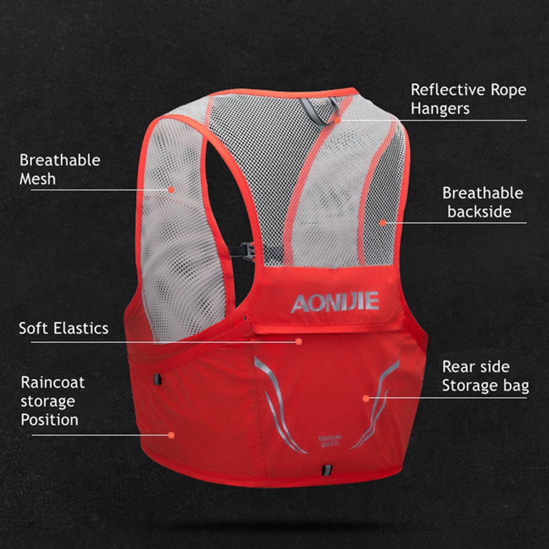 AONIJIE C932 Nhẹ Chạy Áo Nylon - đánh giá và giá Running Hydration Vest