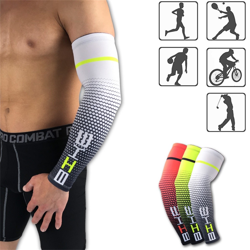 Gradient Compression Arm Sleev - đánh giá và giá Running Gear Autumn