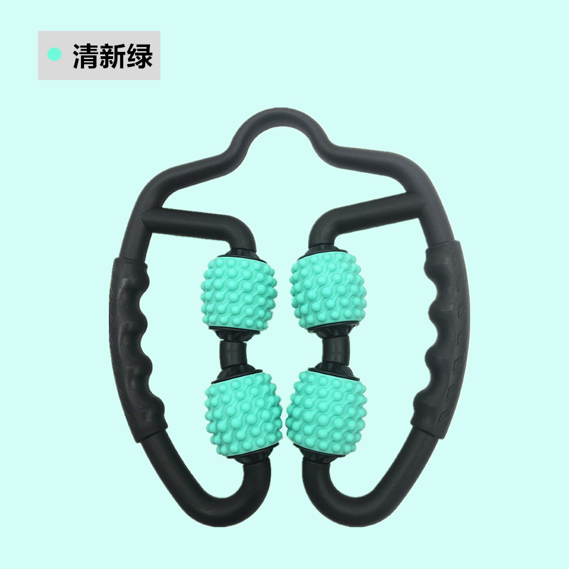 4-Wheel Leg Slimmer Soft Rubbe - đánh giá và giá Muscle Roller Stick