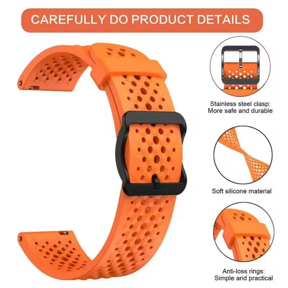 20/22mm Silicone Strap for Hua - đánh giá và giá Runners Gear