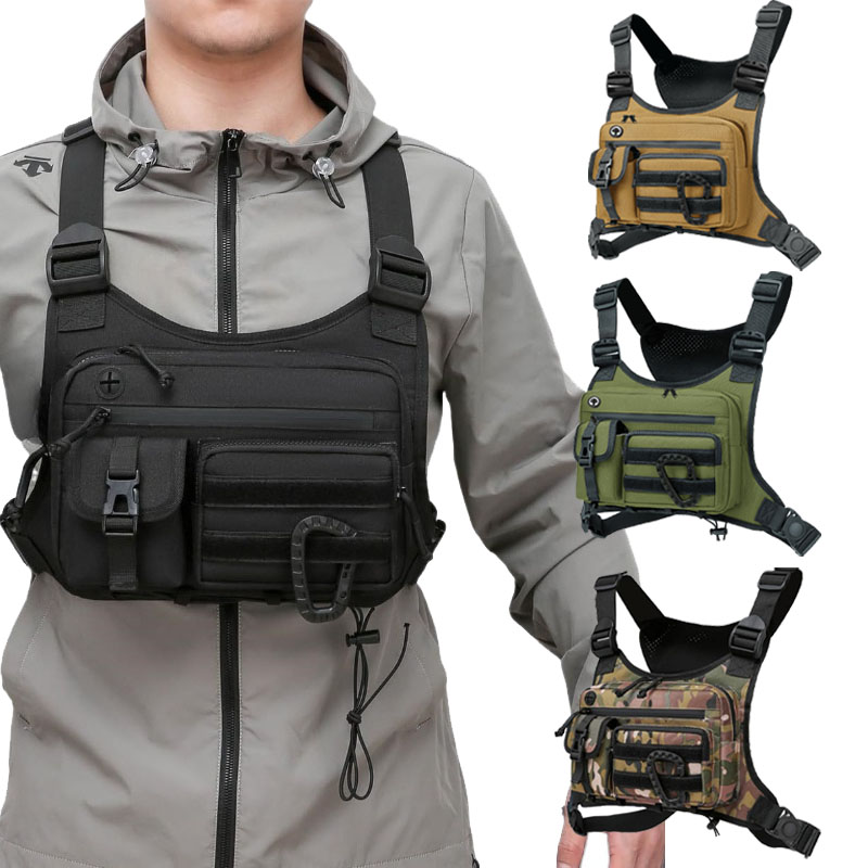 Tactical Chest Bag Men's Vest  - đánh giá và giá Running Hydration Vest