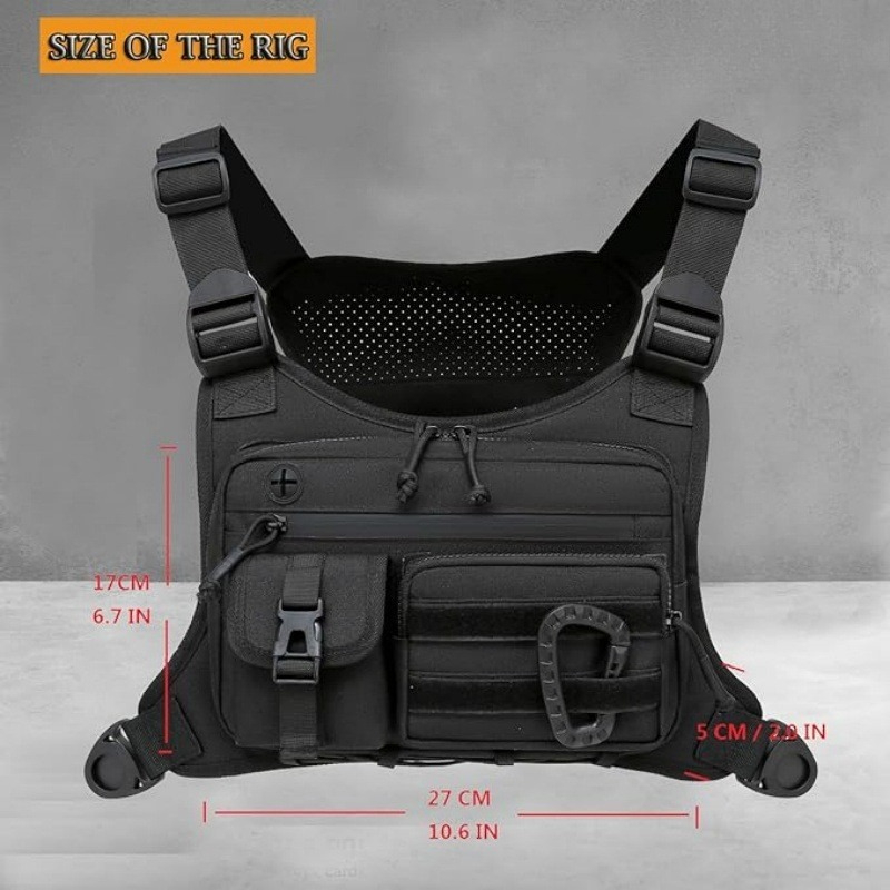 Tactical Chest Bag Men's Vest  - đánh giá và giá Running Hydration Vest