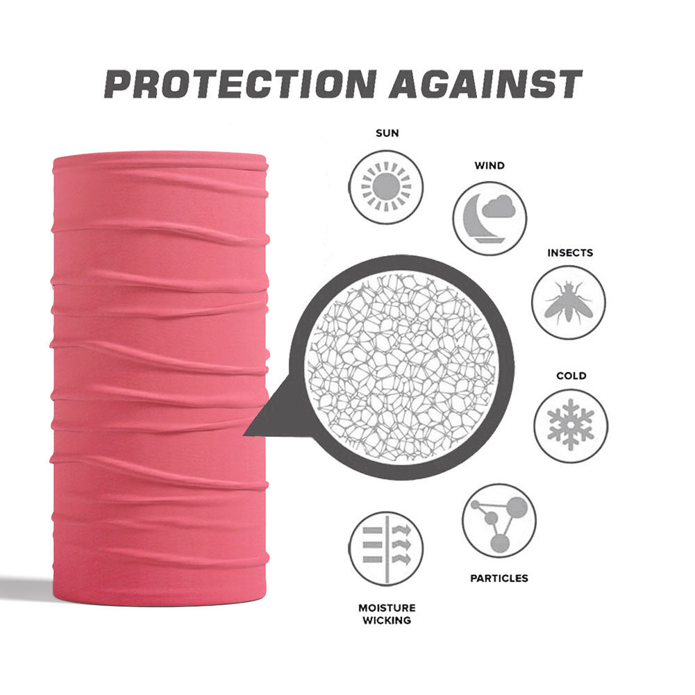Pink Seamless Outdoor Bandana  - đánh giá và giá Running Gear Autumn