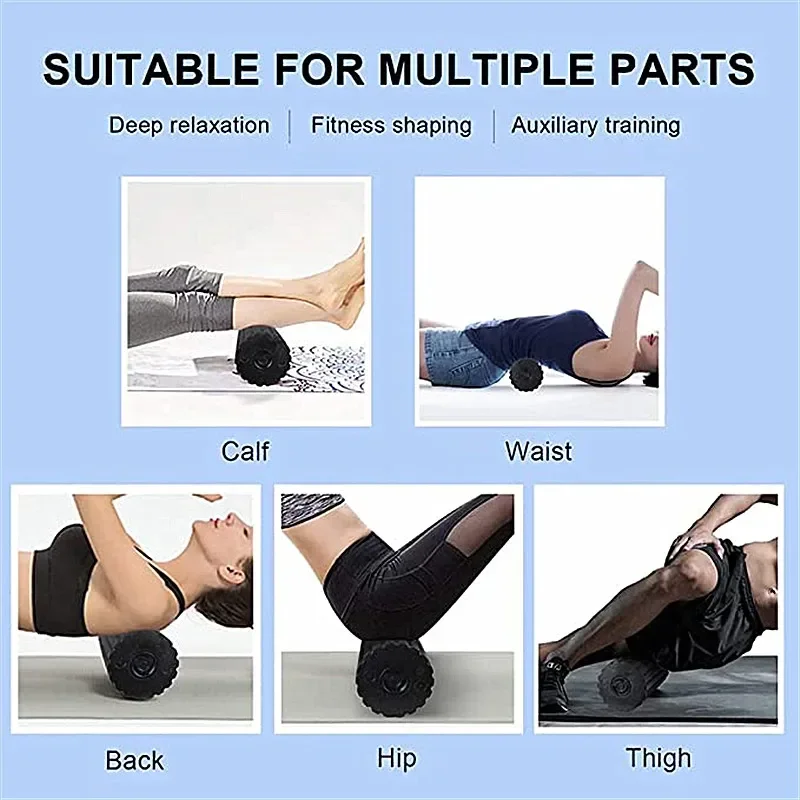 4 Tốc Độ Rung Điện Tập Yoga Ma - đánh giá và giá Muscle Roller Stick