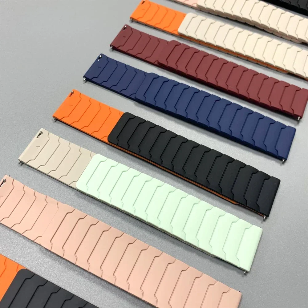 20mm 22mm Magnetic Silicone St - đánh giá và giá Runners Gear