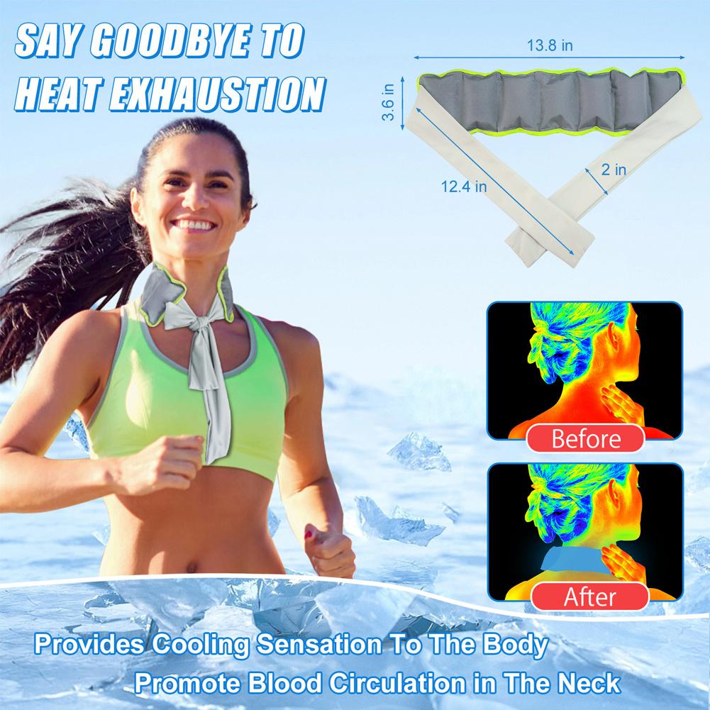 Reusable Cooling Ice Neck Wrap - đánh giá và giá Energy Gel Pack