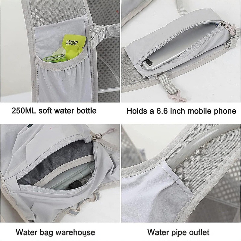 Ultra-Light Hydration Vest Bac - đánh giá và giá Running Hydration Vest
